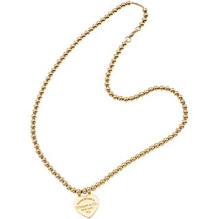 CHOKER IN 18K YELLOW GOLD, TIFFANY & CO., RETURN TO TIFFANY COLLECTION Weight: 21.2 g. Length: 16.1" (41 cm)