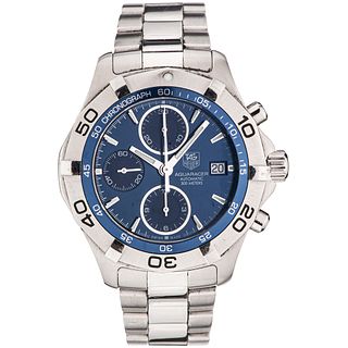 TAG HEUER AQUARACER CHRONOGRAPH WATCH IN STEEL REF. CAF2112  Movement: automatic.