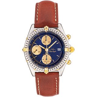 BREITLING BLUE ANGELS CHRONOGRAPH WATCH IN STEEL AND PLATE REF. B13048  Movement: automatic.