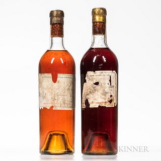 Chateau d'Yquem 1947, 2 bottles