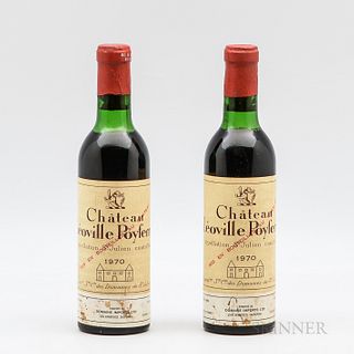 Chateau Leoville Poyferre 1970, 2 demi bottles