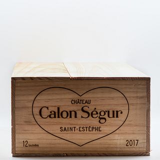 Chateau Calon Segur 2017, 12 bottles (owc)