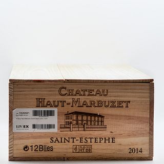 Chateau Haut Marbuzet 2014, 12 bottles (owc)
