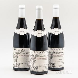 Dugat-Py Gevrey Chambertin Lavaux Saint Jacques 2006, 3 bottles