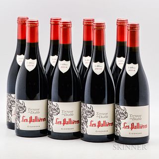 Pallieres Gigondas Les Terrasse du Diable 2014, 8 bottles