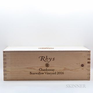 Rhys Chardonnay Bearwallow Vineyard 2016, 12 bottles (owc)