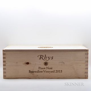 Rhys Pinot Noir Bearwallow Vineyard 2015, 12 bottles (owc)