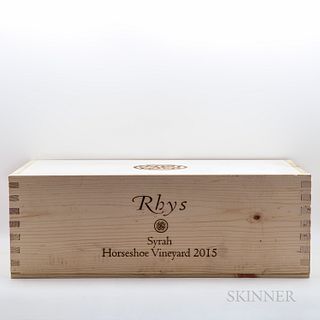 Rhys Syrah Horseshoe Vineyard 2015, 12 bottles (owc)
