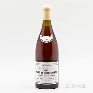 Domaine de la Romanee Conti Marc De Bourgogne Brandy 2000, 1 750ml bottle