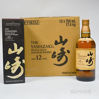 Yamazaki 12 Years Old, 12 750ml bottles (oc)