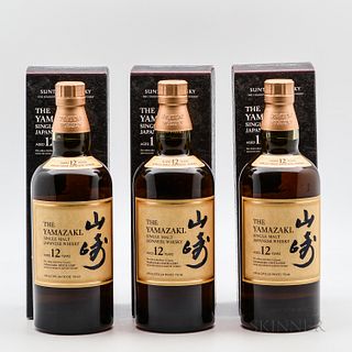 Yamazaki 12 Year Old, 3 750ml bottles (oc)