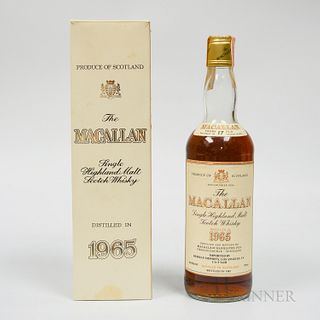 Macallan 17 Years Old 1965, 1 750ml bottle (oc)