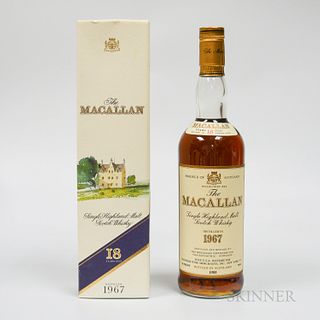 Macallan 18 Years Old 1967, 1 750ml bottle (oc)