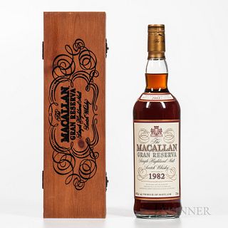 Macallan Gran Reserva 1982, 1 750ml bottle (owc)