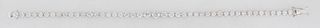 18K White Gold Diamond Link Bracelet, each of the forty-five links with a graduated round diamond, total diamond wt.- 4.39 cts., L.- 7 in., with appra
