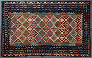 Turkish Kilim Carpet, 5' 2 x 8' 3.
