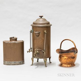 Three Copper Domestic Items
