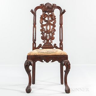 Carved Hardwood Chair,probably China, late 18th century