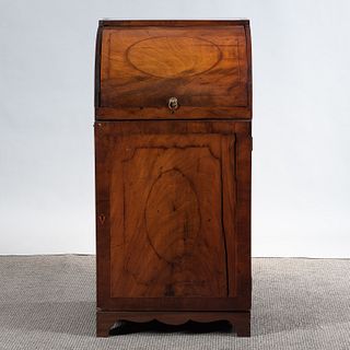 Regency Inlaid Mahogany Cylinder-top Standing Desk,19th century