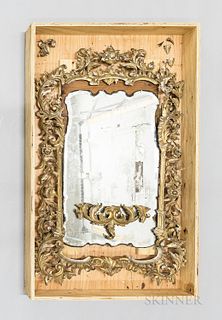 Chinese Chippendale Giltwood Mirror