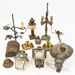 Large Group of Lighting Items