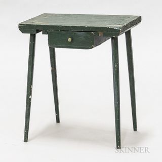 Green-painted Child's Desk