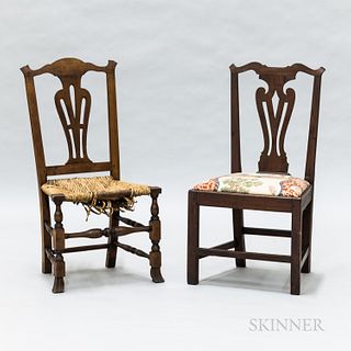 Two Side Chairs,America, 18th century