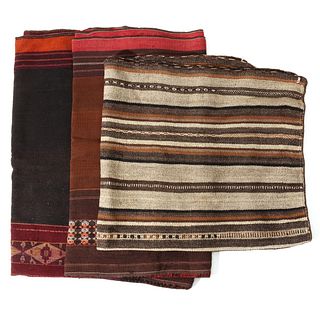 A GROUP OF FINE 19TH CENTURY SOUTH AMERICAN WEAVINGS