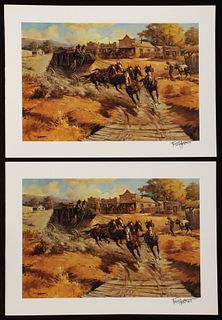 SEVEN OFFSET LITHOGRAPH PRINTS AFTER FRED HARMON