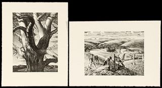BRYAN DAWES HAYNES (B. 1956) PENCIL SIGNED LITHOGRAPHS