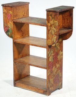 PYROGRAPHY BOOKCASE