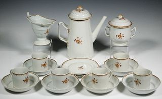 (18 PC) CHINESE EXPORT PORCELAIN COFFEE SET