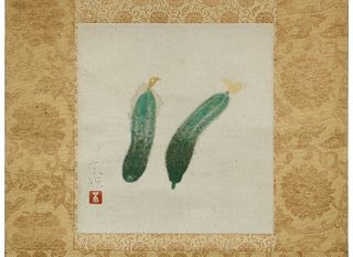 EARLY 20TH C. JAPANESE PAINTED SCROLL