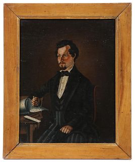 19TH C. PORTRAIT OF MAN KILLED WHILE SURVEYING IN MALAYSIA IN 1861