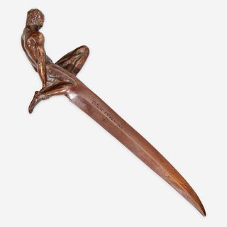 Robert Tait McKenzie (Canadian, 1867-1938), Letter Opener, early 20th century