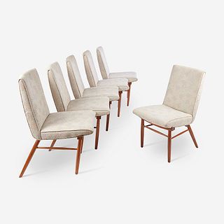 George Nakashima (American, 1905-1990), Set of Six "Origins" Side Chairs, Widdicomb, Grand Rapids, MI, circa 1960s
