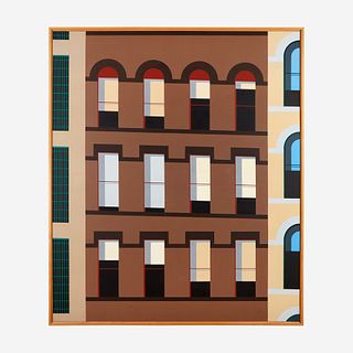 Michael Vinson Clark (American, B. 1946), , Three Buildings - 21 Windows