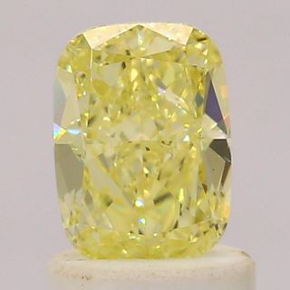 1.05 ct., Fancy Yellow/VS2, Cushion cut diamond, unmounted, IM-484-001-08