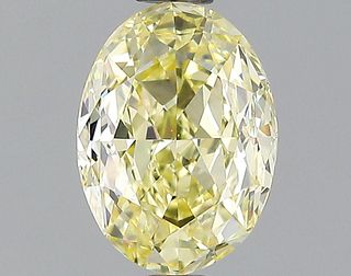 1.17 ct., Fancy Yellow/VVS2, Oval cut diamond, unmounted, PK1707