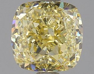 1.21 ct., Fancy Yellow/VS1, Cushion cut diamond, unmounted, GM-0599