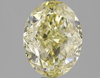 3.08 ct., Fancy Intense Yellow/VS2, Oval cut diamond, unmounted, GSD-0185
