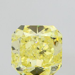 3.11 ct., Fancy Intense Yellow/VS1, Radiant cut diamond, unmounted, IM-20-090-15