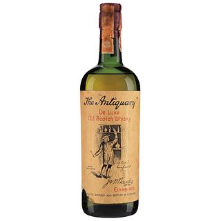 The antiquary. De luxe. Blended. Scotch Whisky.