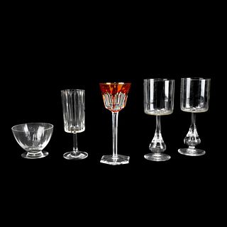 Assorted Baccarat Glasses