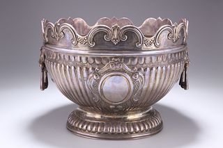 A LARGE? EDWARDIAN SILVER MONTEITH, by Richard Martin & Ebe