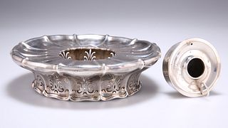 A WILLIAM IV SILVER WARMING STAND FOR A COFEE POT,?by Paul 