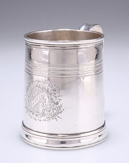 A GEORGE I SILVER MUG,?by William Fleming, London 1716, the