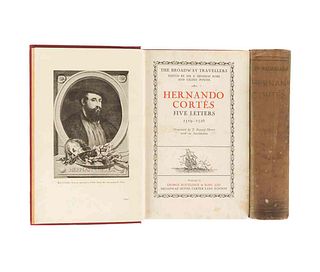 Cortés, Hernando / Madariaga, Salvador de. Five Letters 1519 - 1526 / Hernán Cortés. Ilustrados. Piezas: 2.