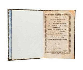 Lista en que Constan los Nombres de Mexicanos que en el Estado de Guanajuato Traicionaron a su Patria... Guanajuato, 1867.