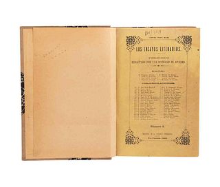 Los Ensayos Literarios / La Alborada / La Armonía. Campeche, 1862 / 1874-75 / 1874. Tres periódicos en un volumen.